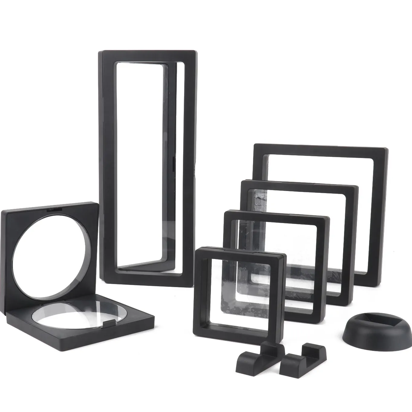 3D Printing Earrings - PE Film Black Jewelry Storage Box