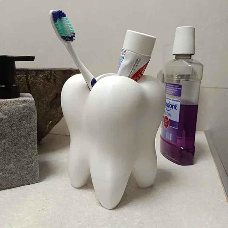 3D Printing Tooth - Cross-border 3D Printed Tooth-Shaped Pen Holder