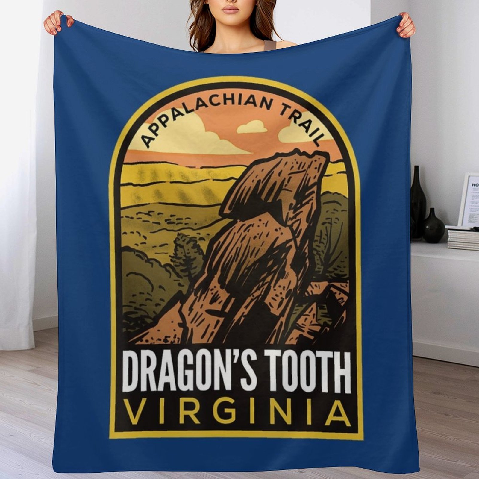 3D Printing Tooth - Dragon's Tooth Virginia Appalachian Trail Throw