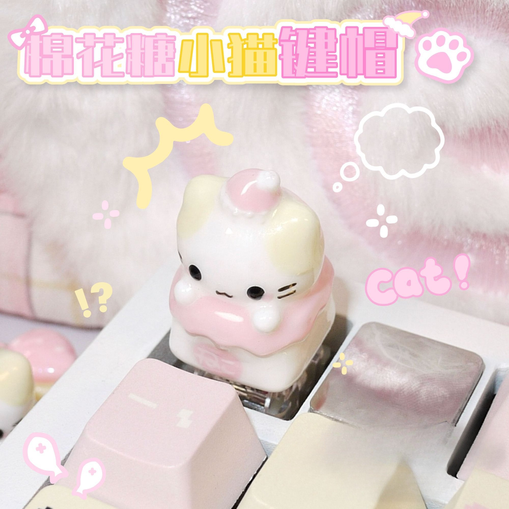3D Printing Keyboard Keys - Kawaii Cat HelloKittys Keycaps Mini ESC