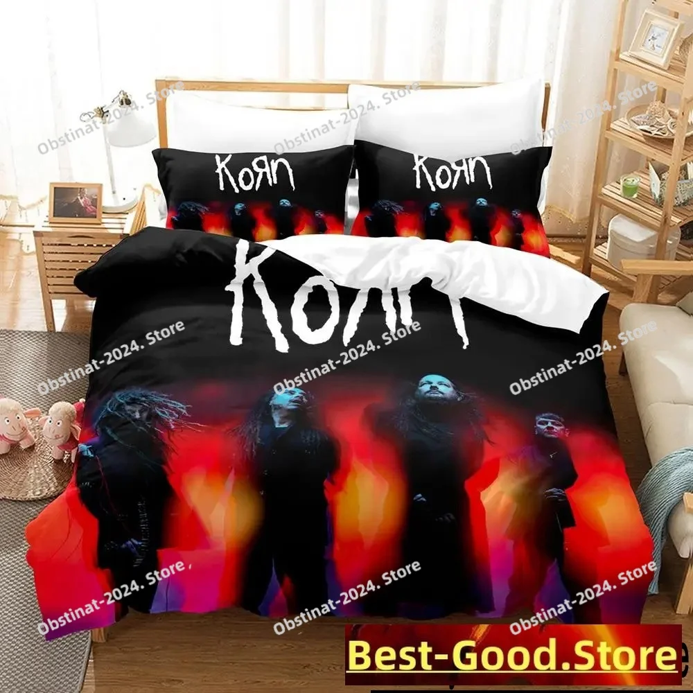 3D Printing Case - 3D Fashion Korn Rock Band Bedding