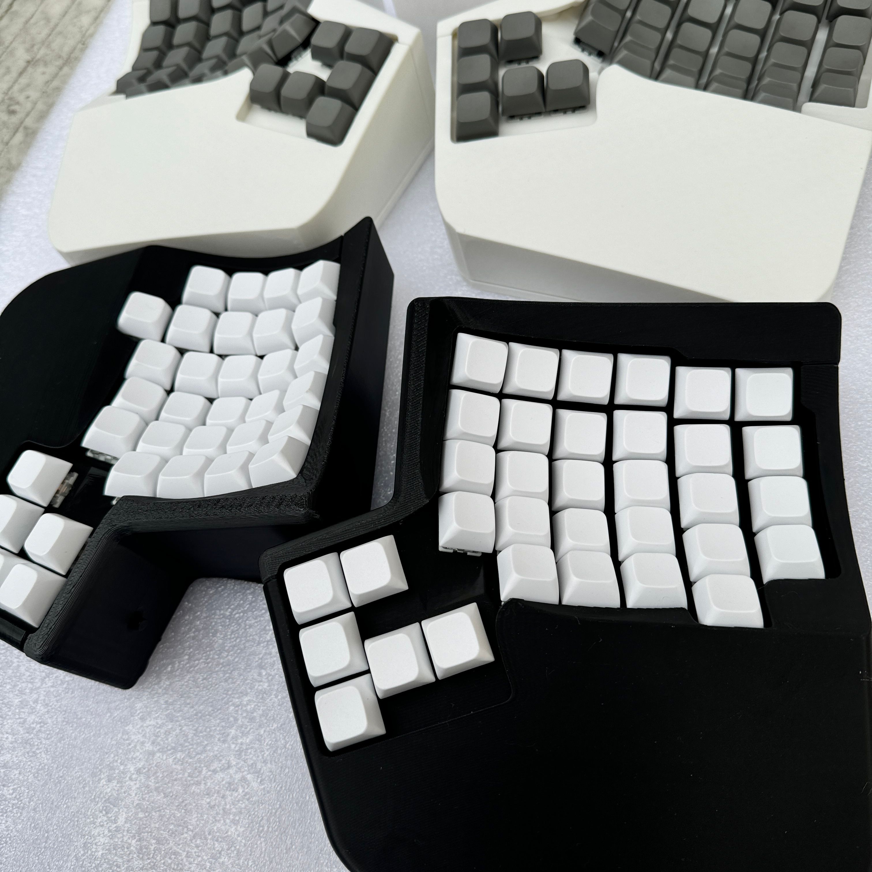3D Printing Keyboard Keys - Kinesis Split Keyboard Kit Custom Qmk