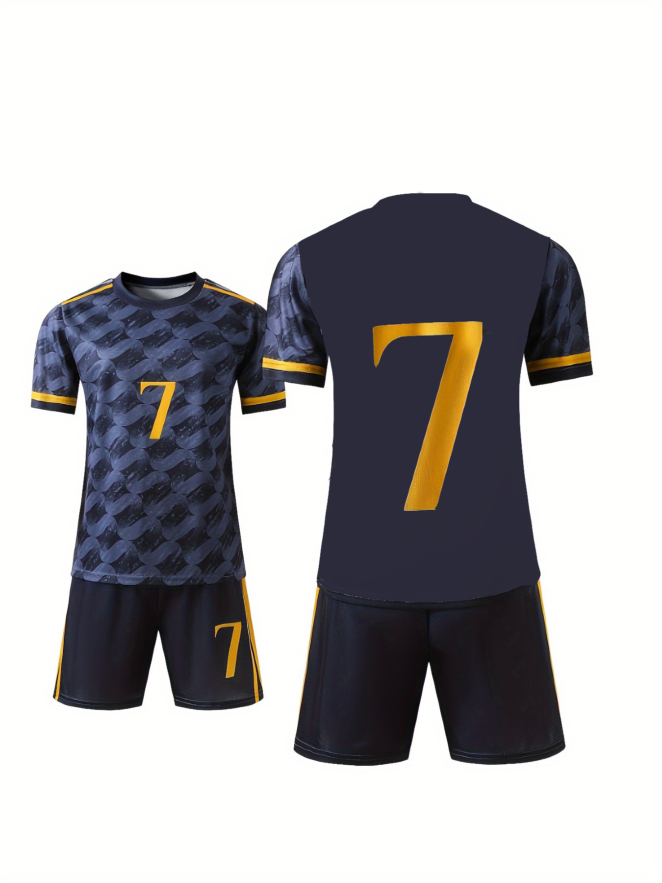 3D Printing Technology - 2pcs Set Custom Football Jerseys &