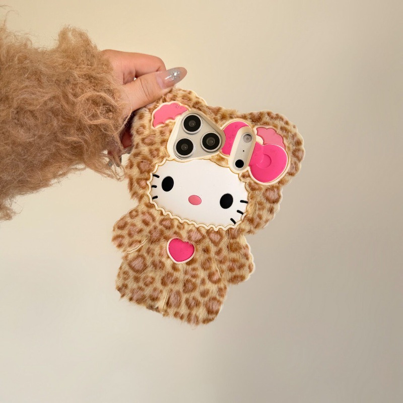 Cute 3D Hello Kitty Leopard Pl - 3D Printing Case avis et prix