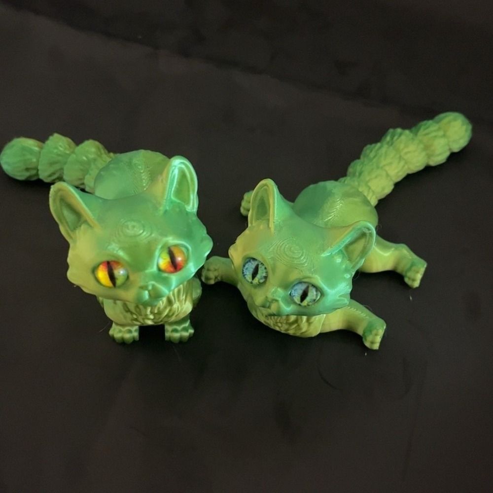 Big Eyes 3D Printed Cat Model  - 3D Printing Technology avis et prix