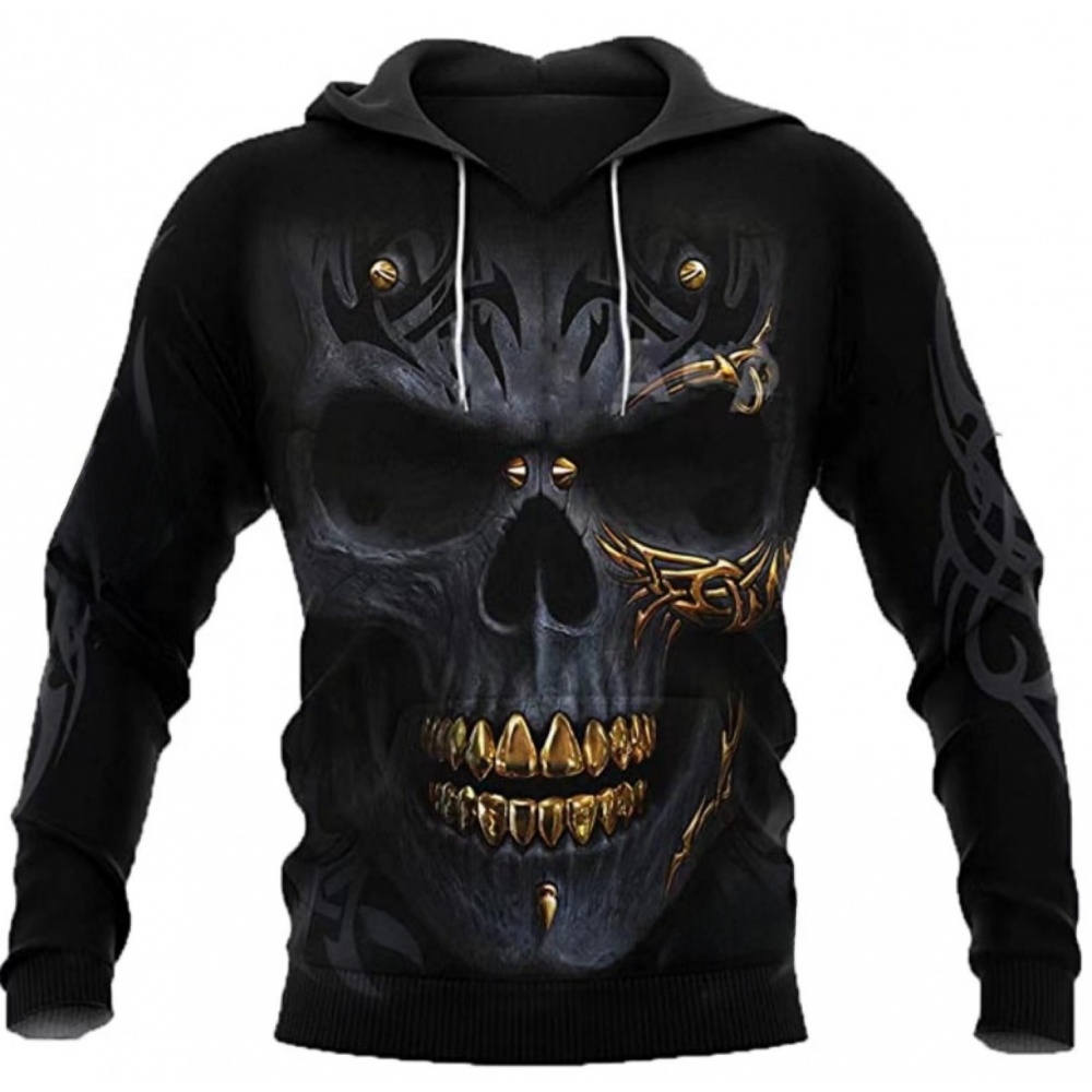 Men's Zipper Hoodie Casual Ope - 3D Printing Tooth avis et prix