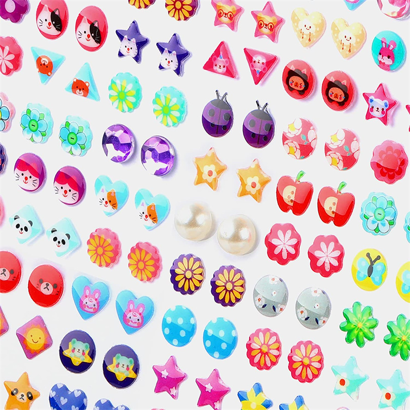 3D Self Adhesive Sticker Earri - 3D Printing Earrings avis et prix