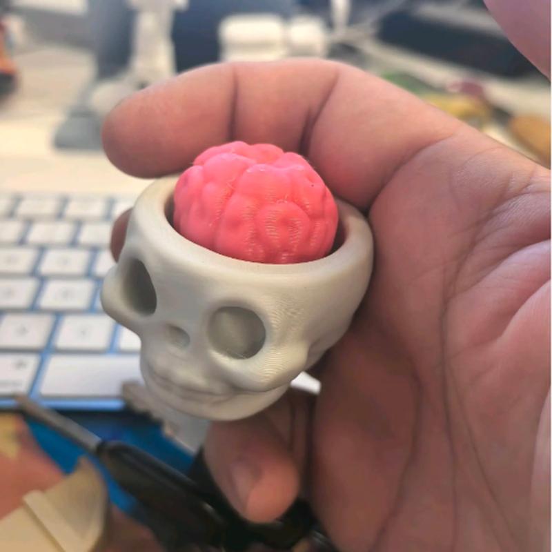 Hot Fun 3D Printed Skull Brain - 3D Printing Keyboard Keys avis et prix