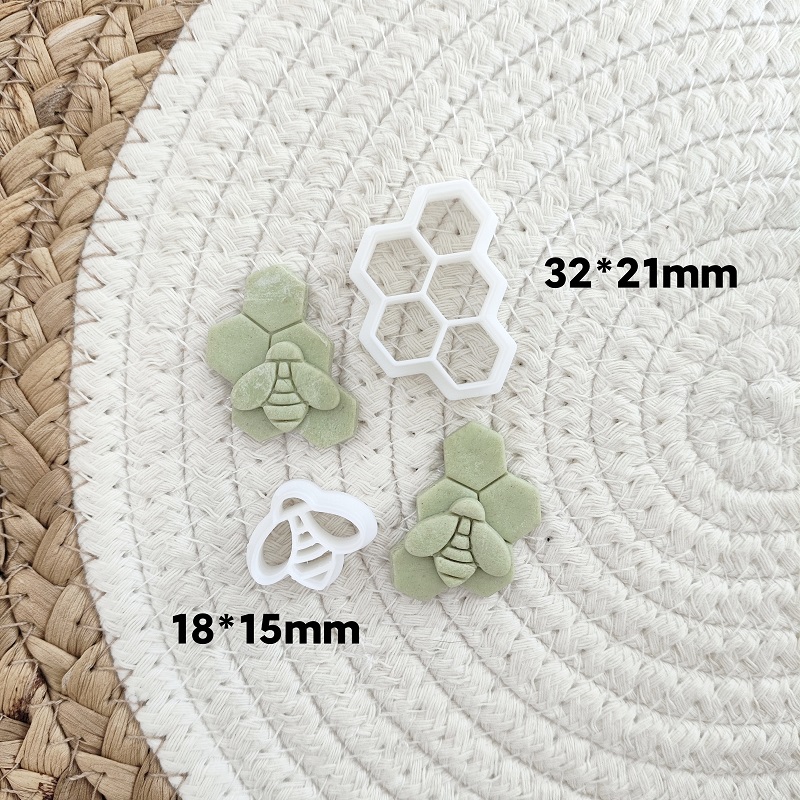 3D Bee Honeycomb Earring Cutti - 3D Printing Earrings avis et prix