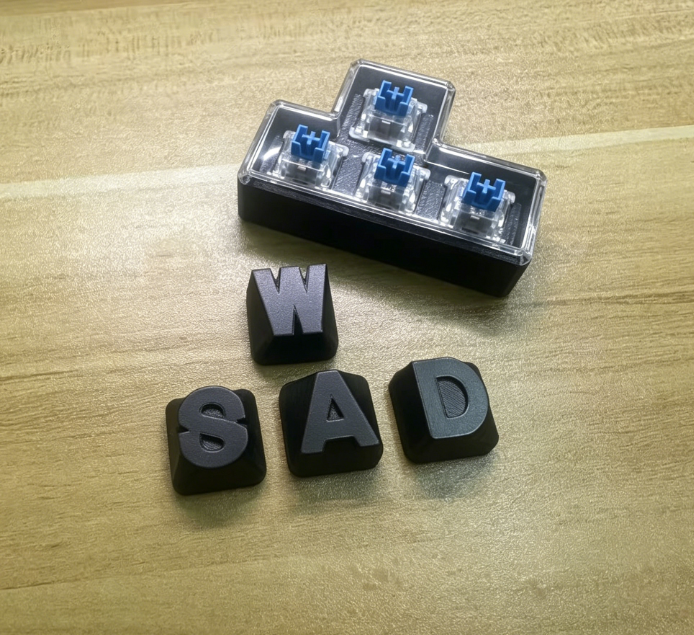 3 In 1 WASD Fidget Toy Keycap  - 3D Printing Keyboard Keys avis et prix