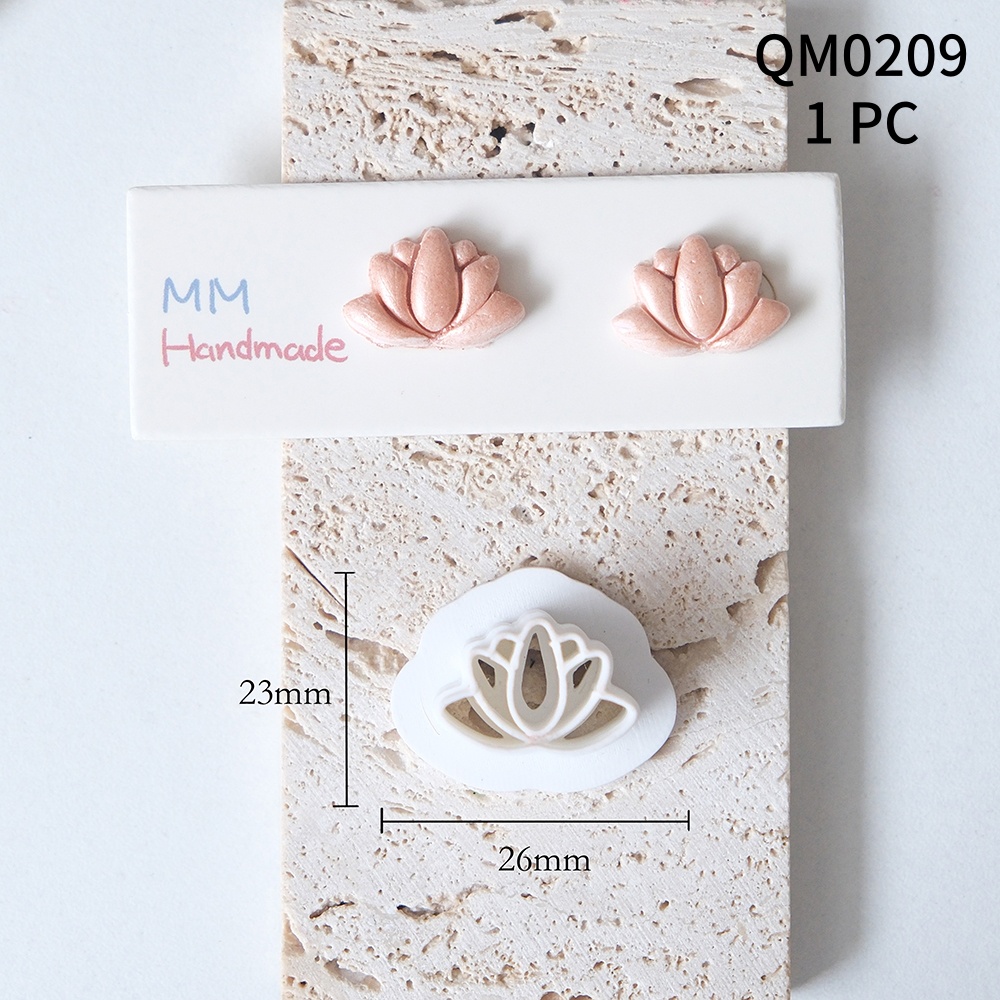 1pc Lotus Flower Clay Cutters  - 3D Printing Earrings avis et prix