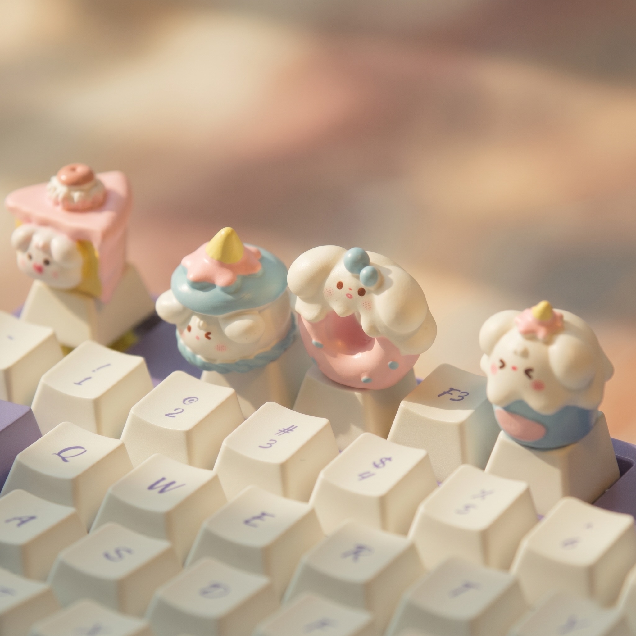 Cute Cake Keycaps Set INS Styl - 3D Printing Keyboard Keys avis et prix