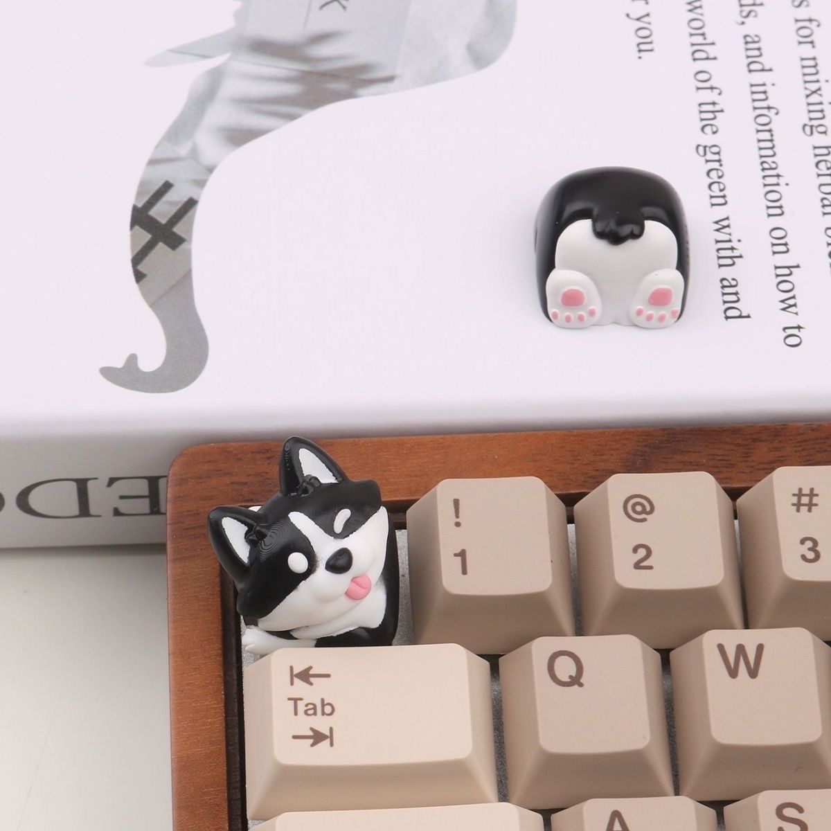 Universal Cartoon Corgi Keycap - 3D Printing Keyboard Keys avis et prix
