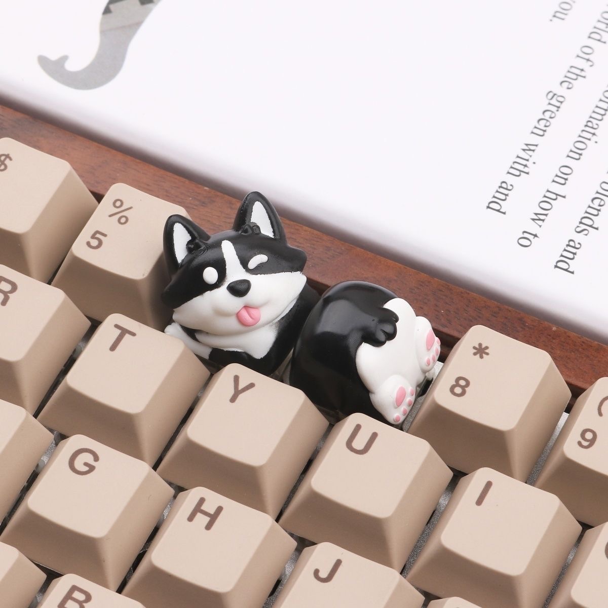 Universal Cartoon Corgi Keycap - 3D Printing Keyboard Keys avis et prix