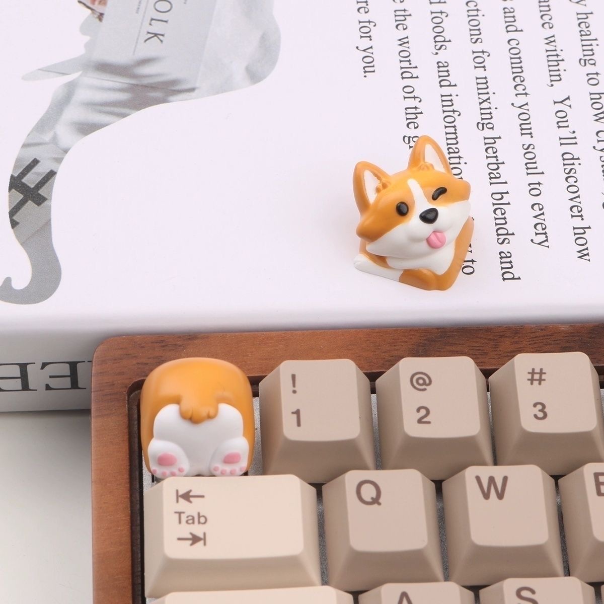 Universal Cartoon Corgi Keycap - 3D Printing Keyboard Keys avis et prix