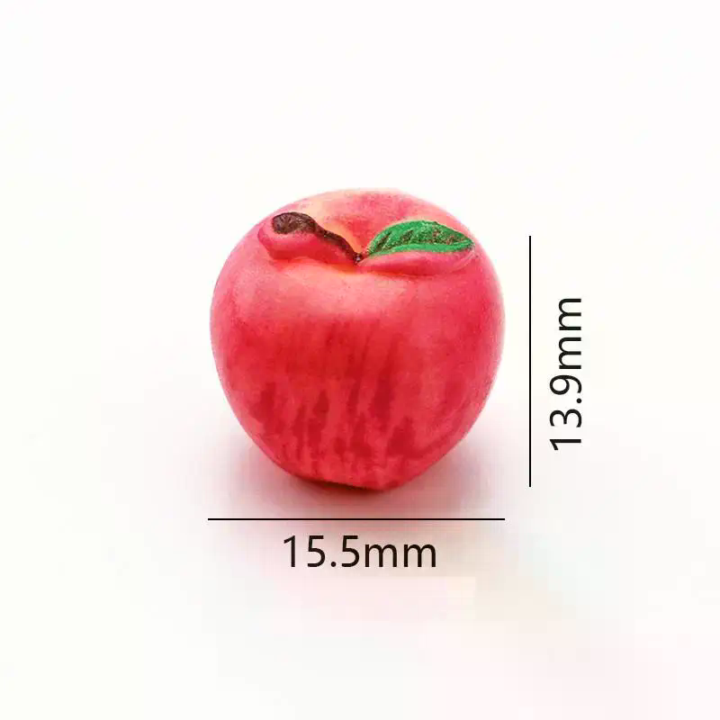 Cute Fruit Resin Loose Beads 3 - 3D Printing Earrings avis et prix