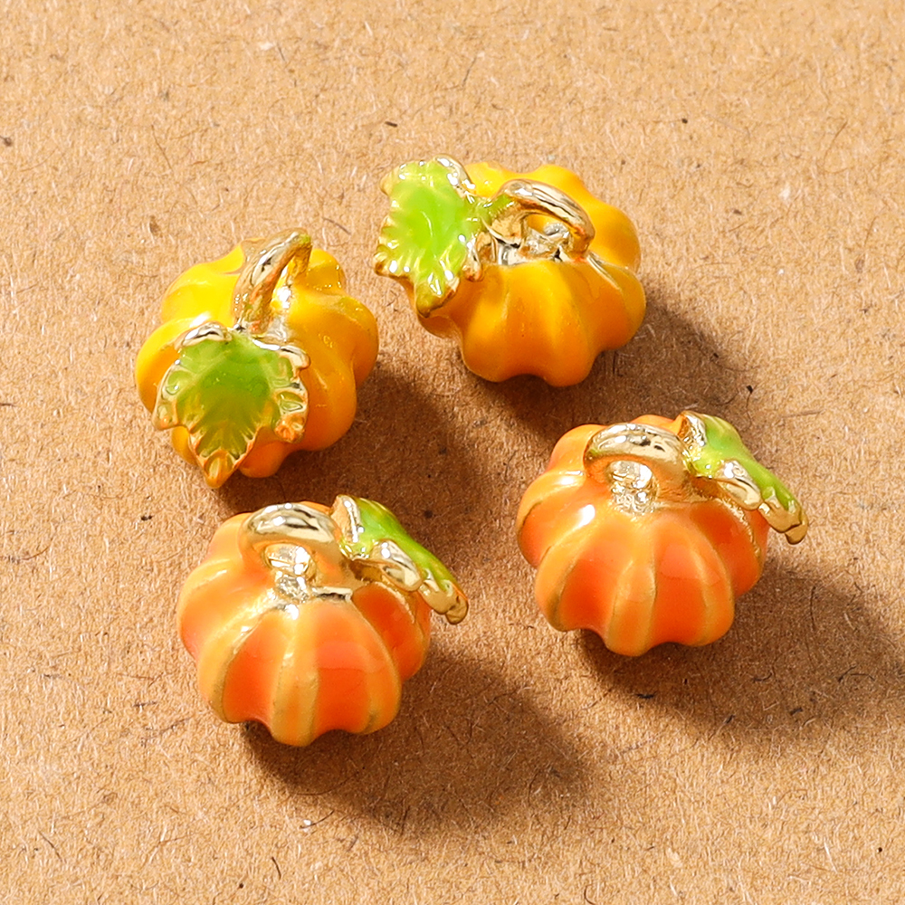 5pcs Cute Enamel 3D Pumpkin Ch - 3D Printing Earrings avis et prix