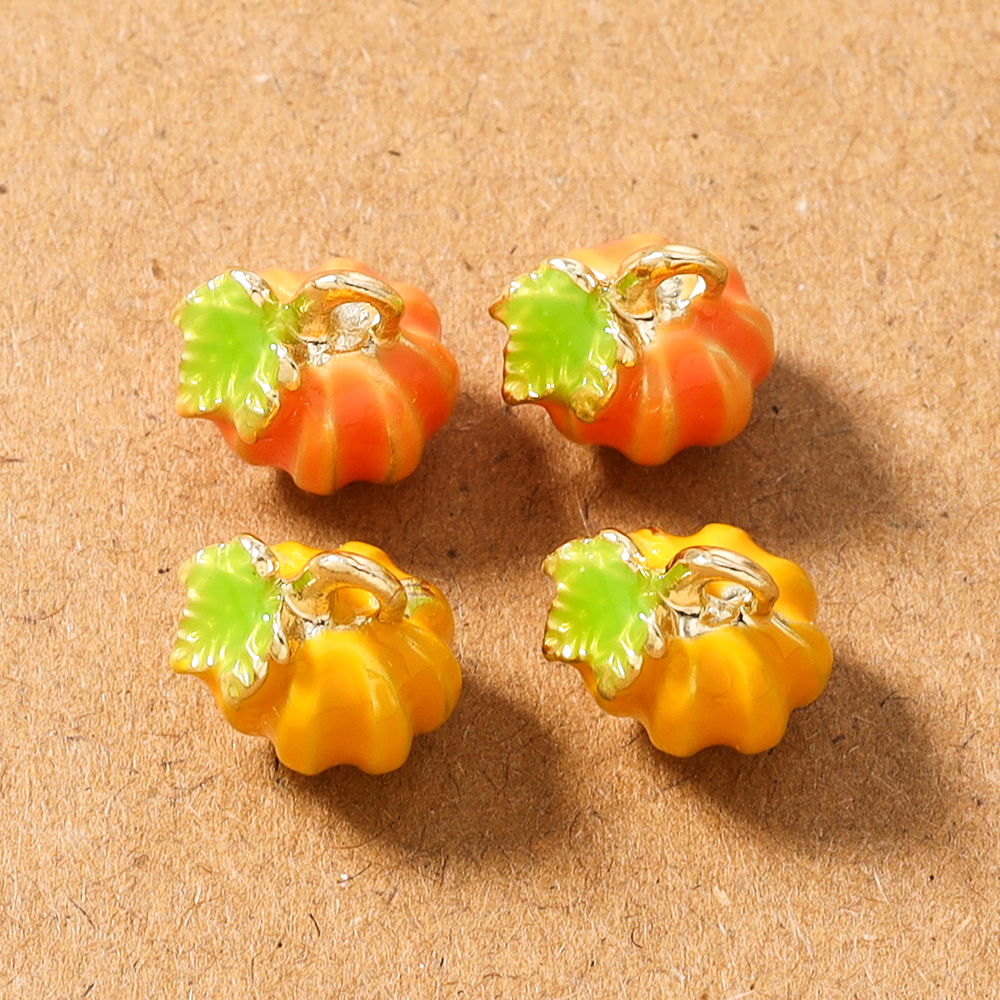 5pcs Cute Enamel 3D Pumpkin Ch - 3D Printing Earrings avis et prix
