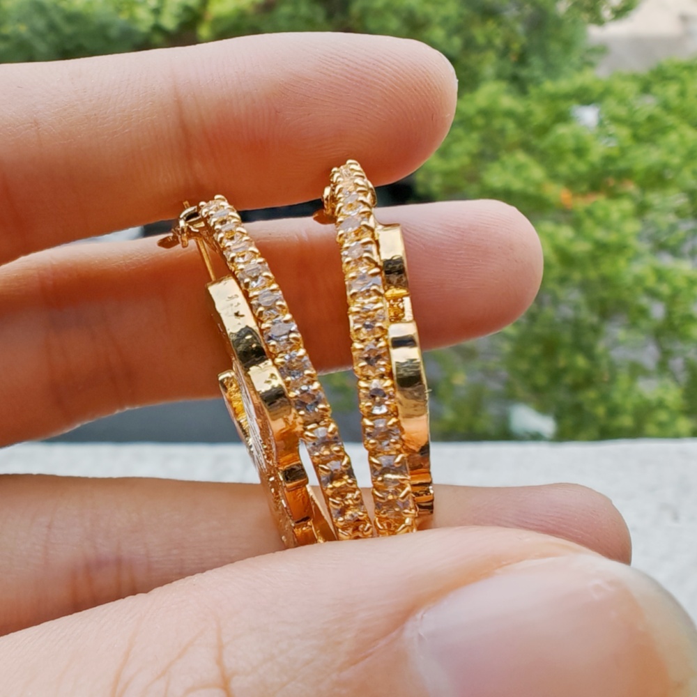 LeeChee Mini White Zircon Cust - 3D Printing Earrings avis et prix