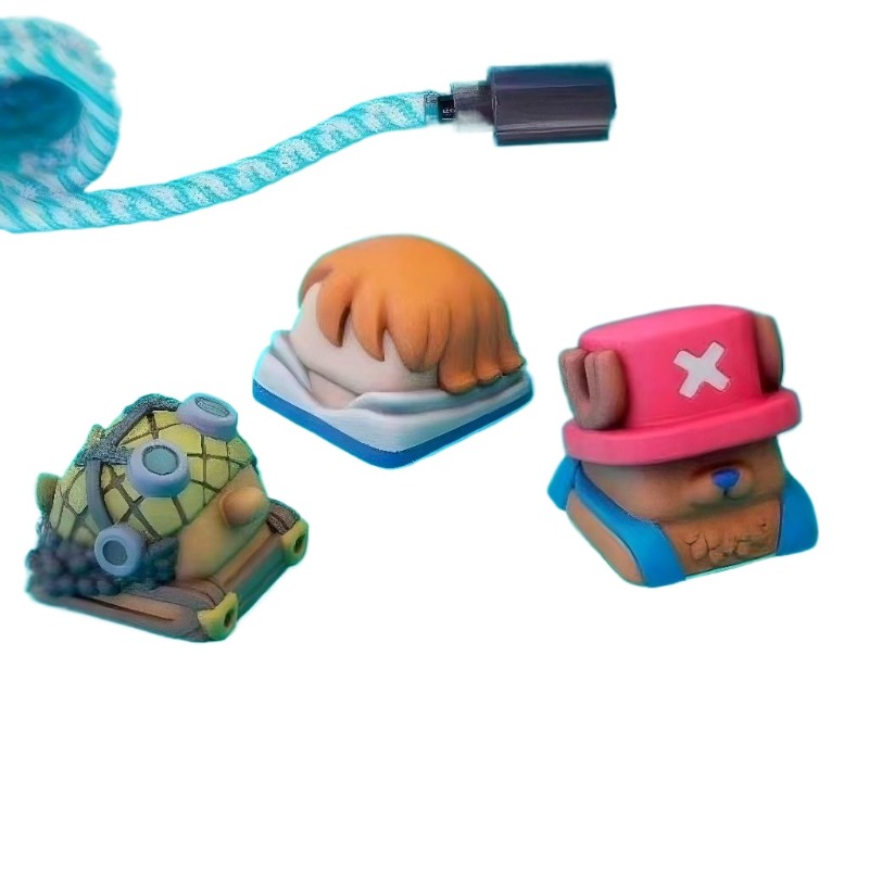 One Piece Chopper Nami anime c - 3D Printing Keyboard Keys avis et prix