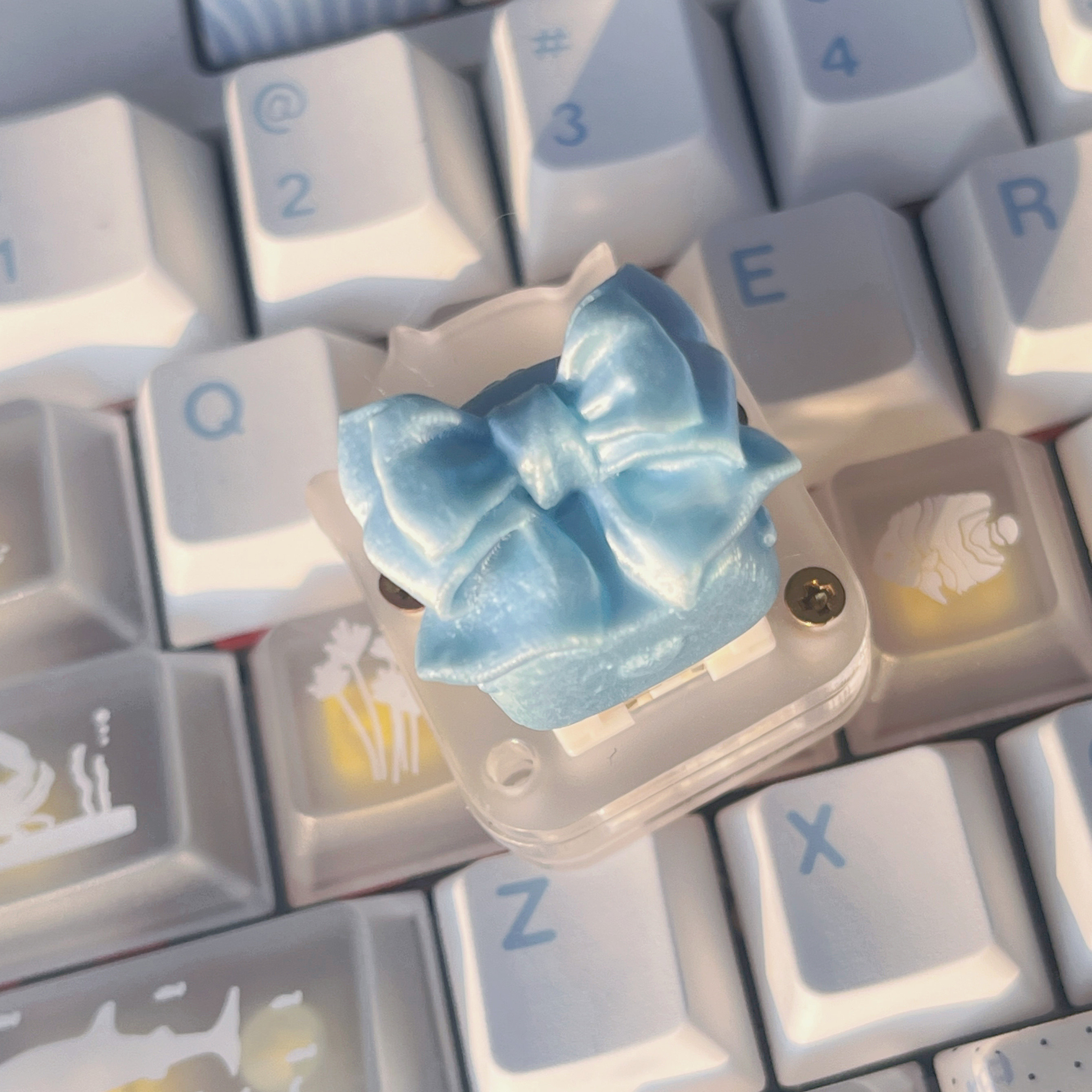 Silk Bow Themed Point Keycap 3 - 3D Printing Keyboard Keys avis et prix