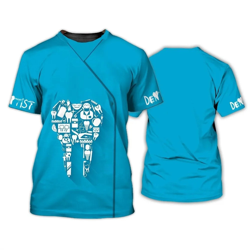 2024 Men's T-shirt Tooth 3d Pr - 3D Printing Tooth avis et prix