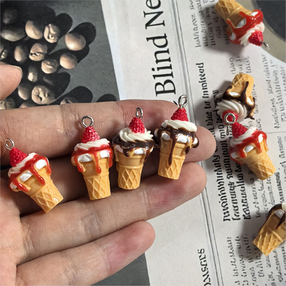 10Pcs Cute 3D Simulation Food  - 3D Printing Earrings avis et prix