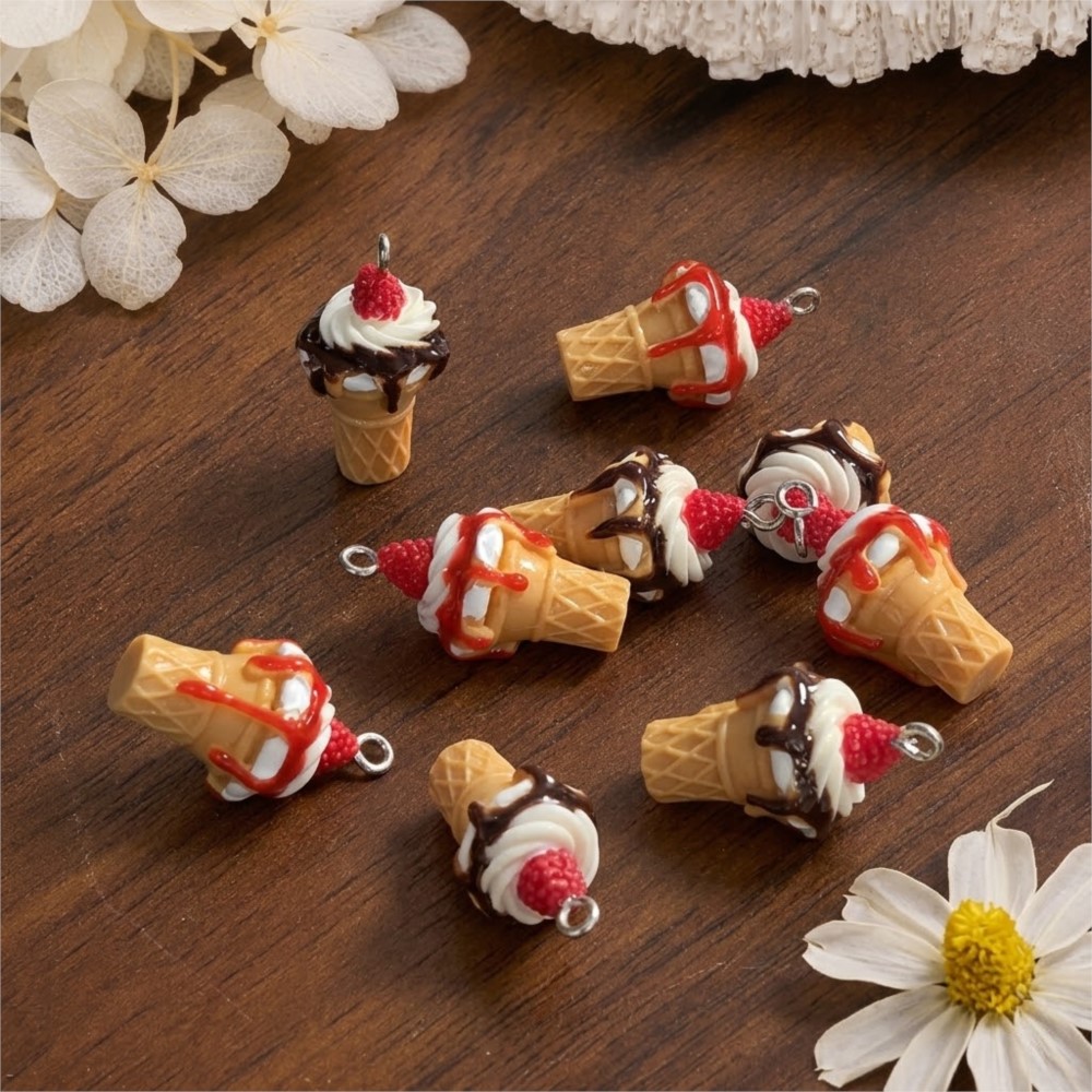 10Pcs Cute 3D Simulation Food  - 3D Printing Earrings avis et prix