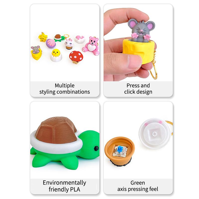 »Mushroom Turtle Keycap Press  - 3D Printing Keyboard Keys avis et prix