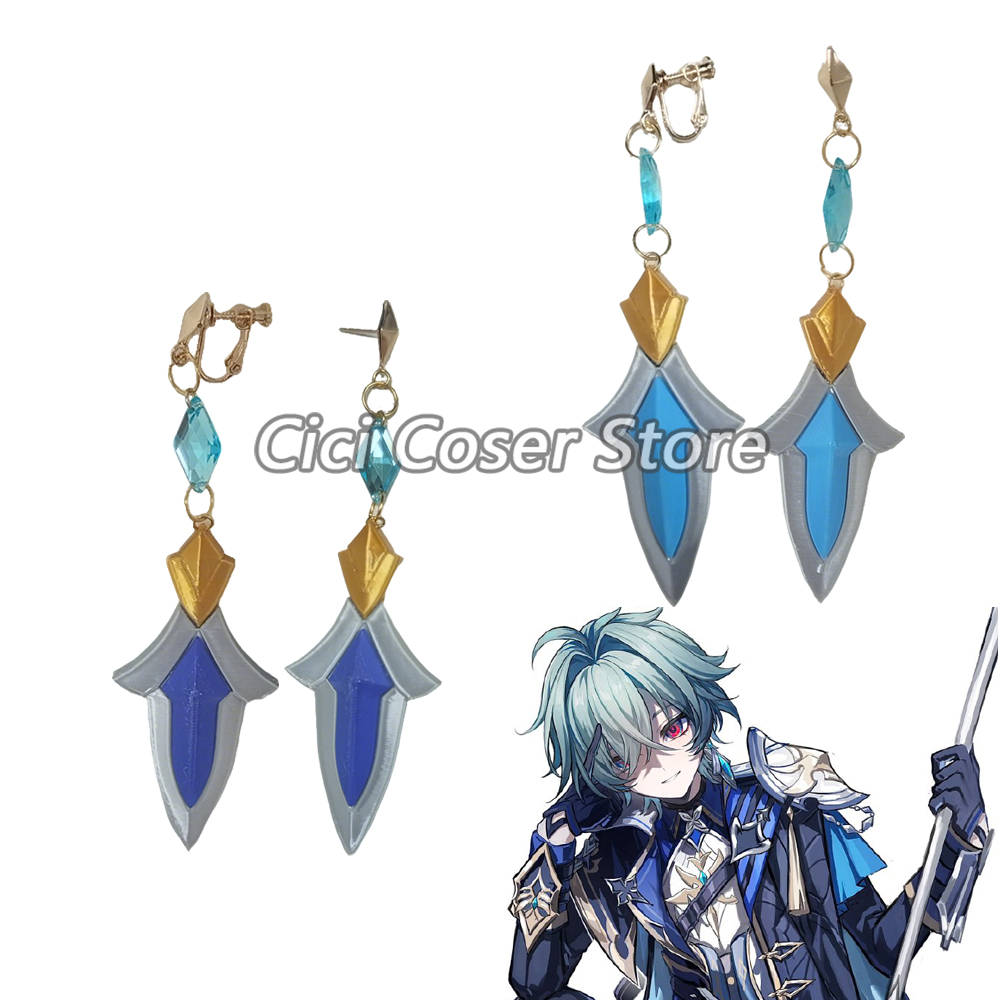 NEW Genshin Impact Lohen Cospl - 3D Printing Earrings avis et prix