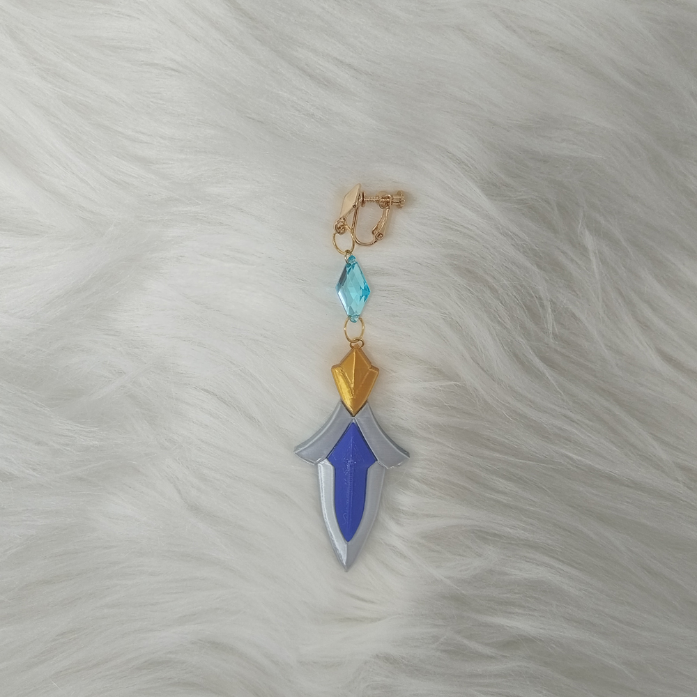 NEW Genshin Impact Lohen Cospl - 3D Printing Earrings avis et prix