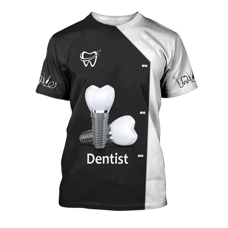 2026 New Men's T-Shirt Tooth 3 - 3D Printing Tooth avis et prix