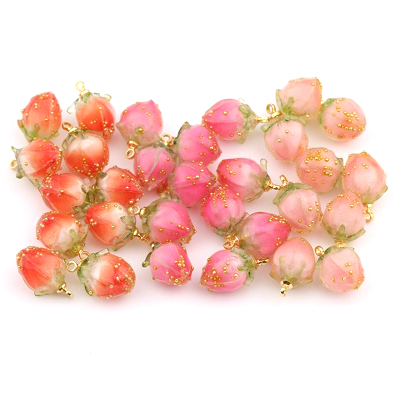 3D Strawberry Fruit Resin Char - 3D Printing Earrings avis et prix