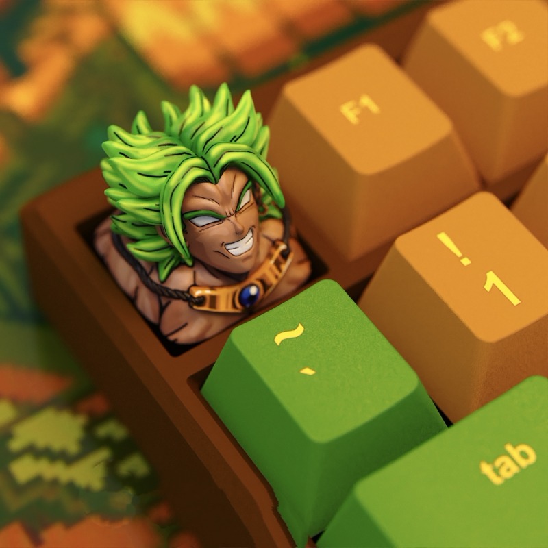 Anime Keycaps Broly Themed Mec - 3D Printing Keyboard Keys avis et prix