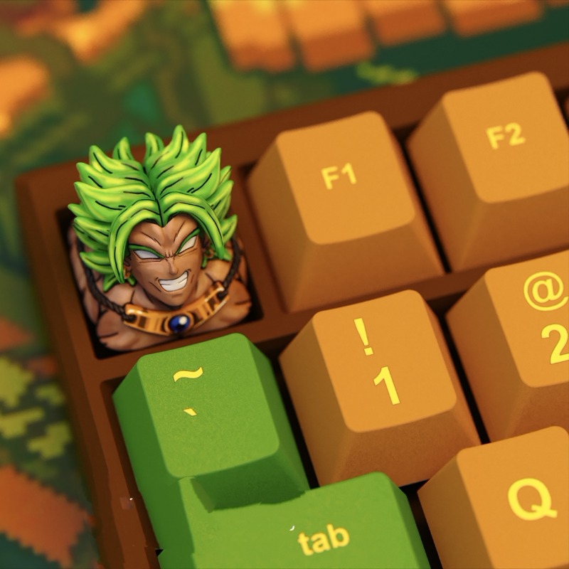 Anime Keycaps Broly Themed Mec - 3D Printing Keyboard Keys avis et prix