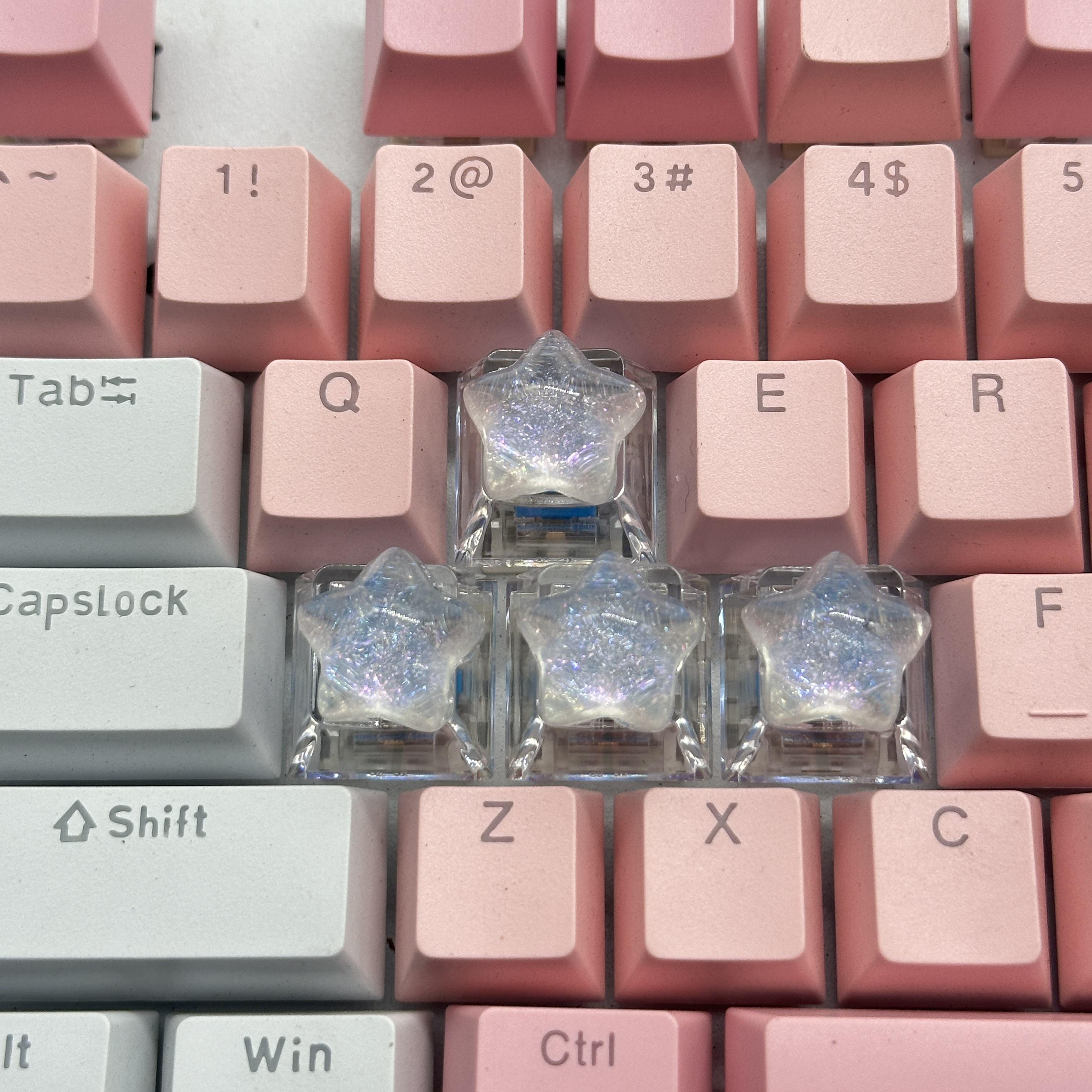 4pcs DIY Personalized Transpar - 3D Printing Keyboard Keys avis et prix