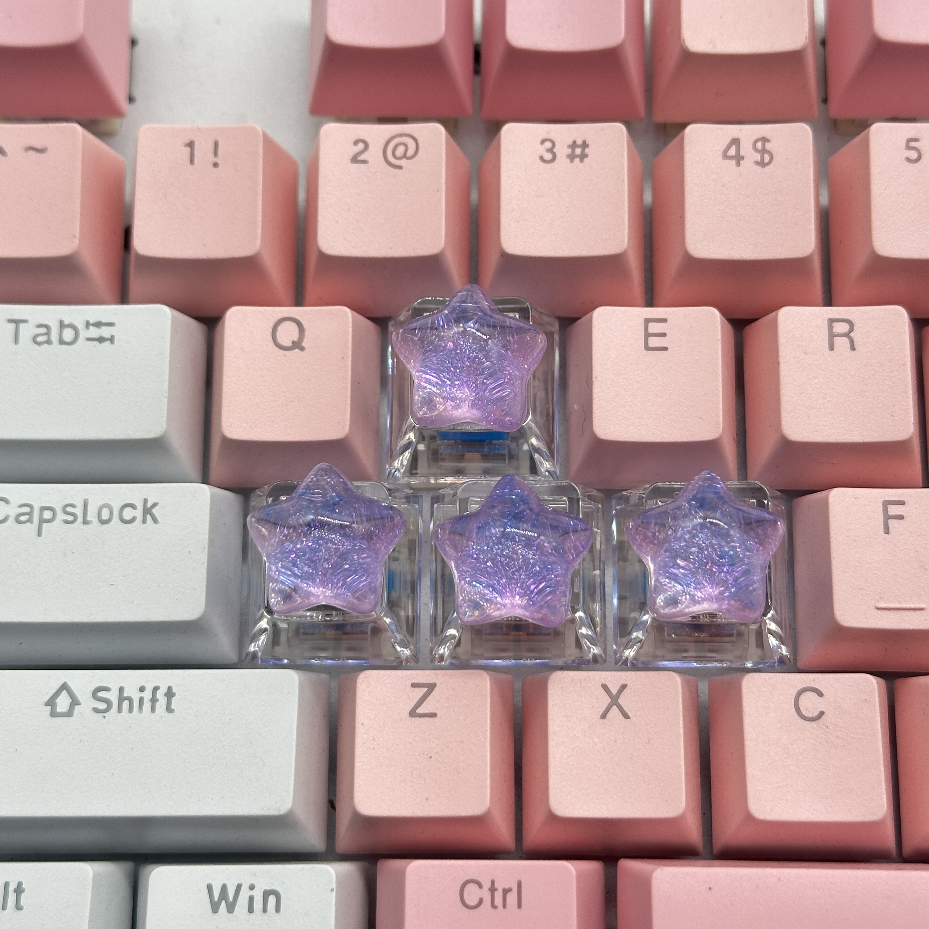 4pcs DIY Personalized Transpar - 3D Printing Keyboard Keys avis et prix
