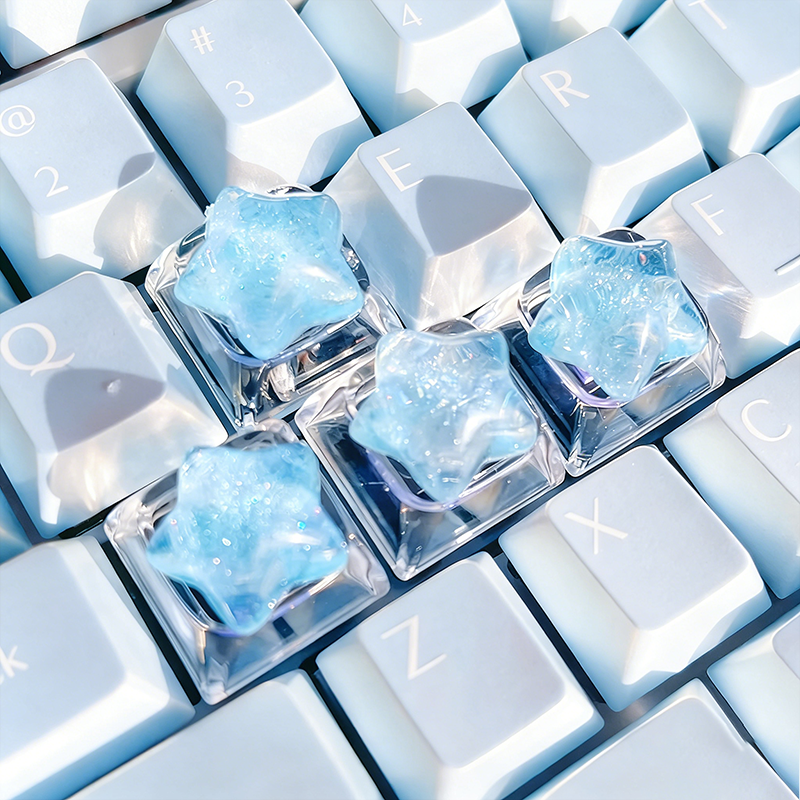 4pcs DIY Personalized Transpar - 3D Printing Keyboard Keys avis et prix